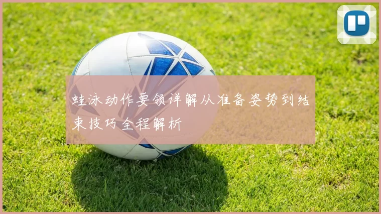 蛙泳动作要领详解从准备姿势到结束技巧全程解析
